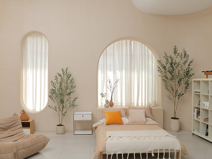 Realistic Faux Olive Tree Creates Your Halloween Glow of Whimsy